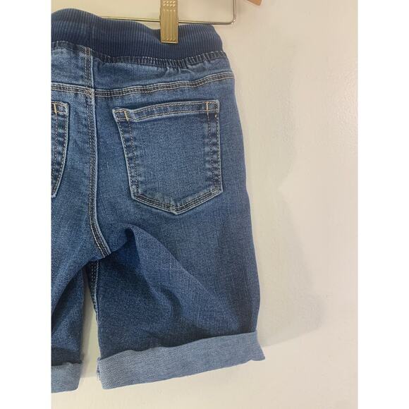OLD NAVY Boy’s Pull On Cuffed Bermuda Stretch Jean Shorts / Size: 5T - Picture 6 of 7